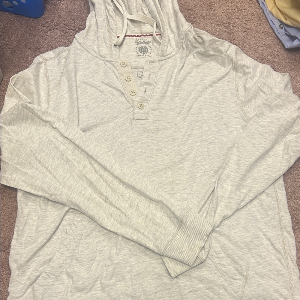Lucky Brand Light Gray Hoodie bind d3